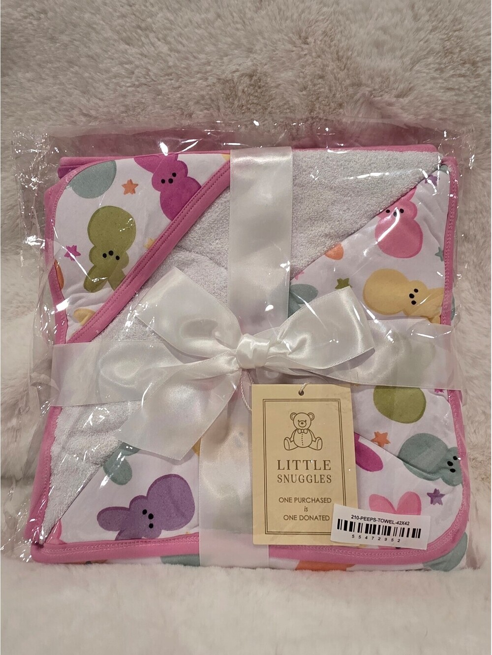 Easter Peeps Hooded Towel Toddler